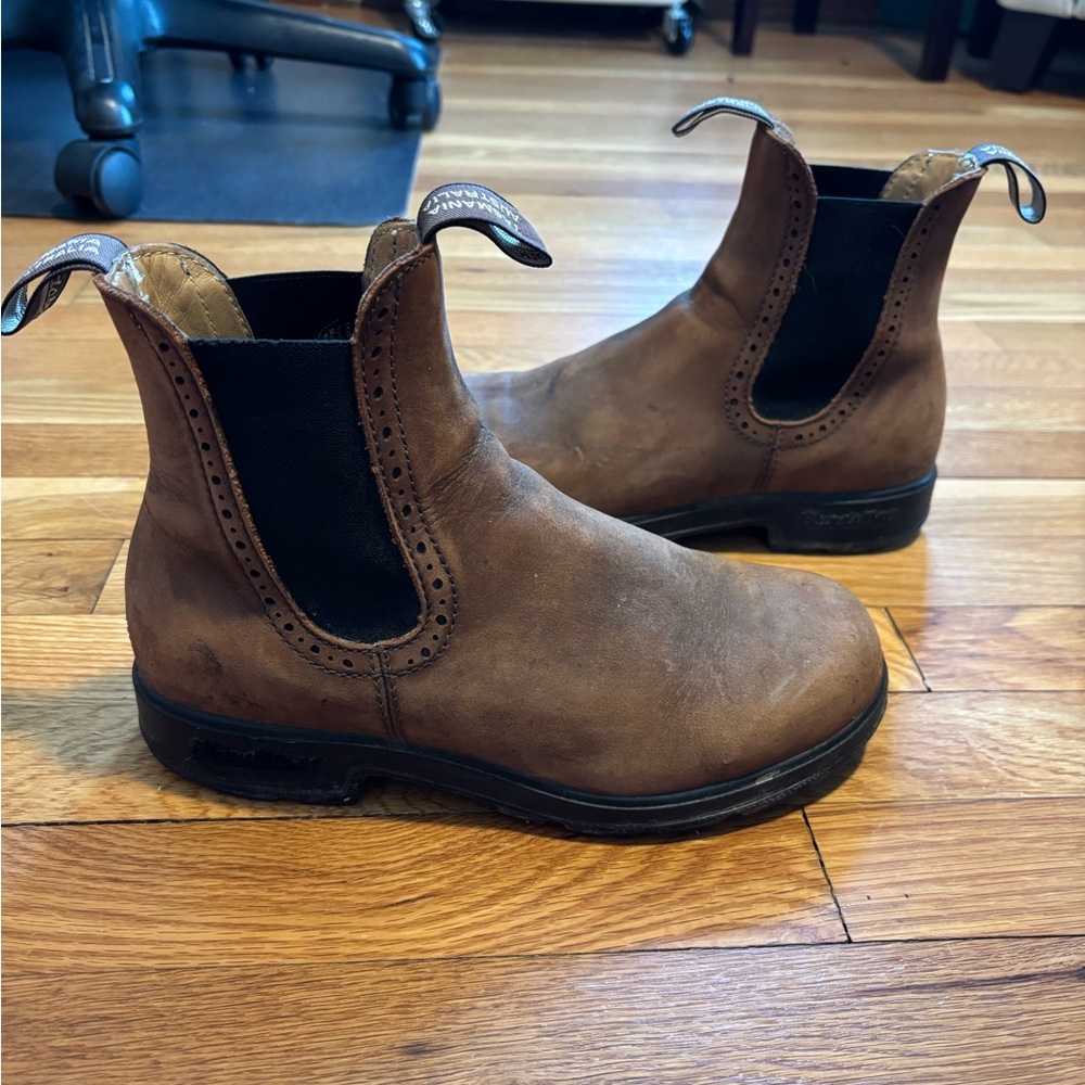 Blundstone Brown Leather Ankle Boots